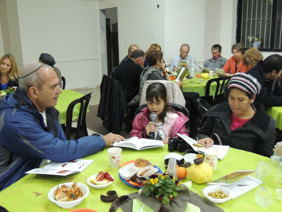 סדר טו בשבט תשע"ד בבית חגי