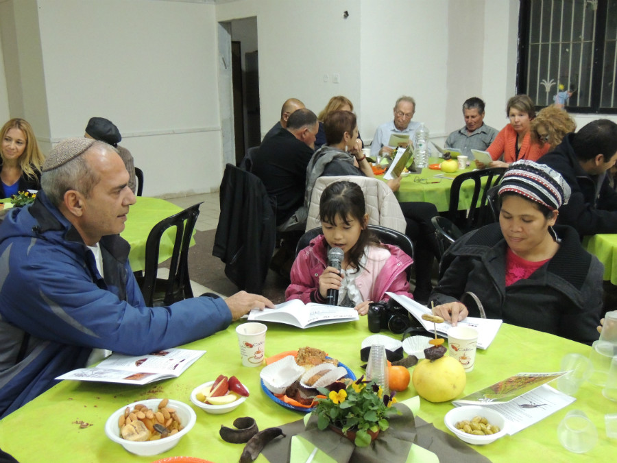 סדר טו בשבט תשע"ד בבית חגי