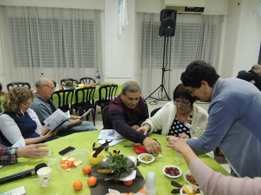 סדר טו בשבט תשע"ד בבית חגי