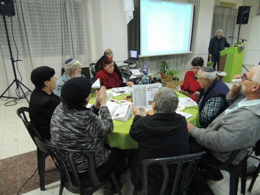 סדר טו בשבט תשע"ד בבית חגי